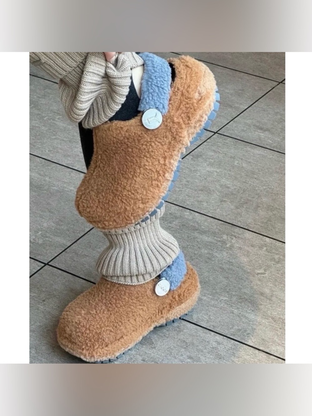 💚New💚 Lil Nas X x Crocs Mega Crush Clog 'Brown Sherpa'